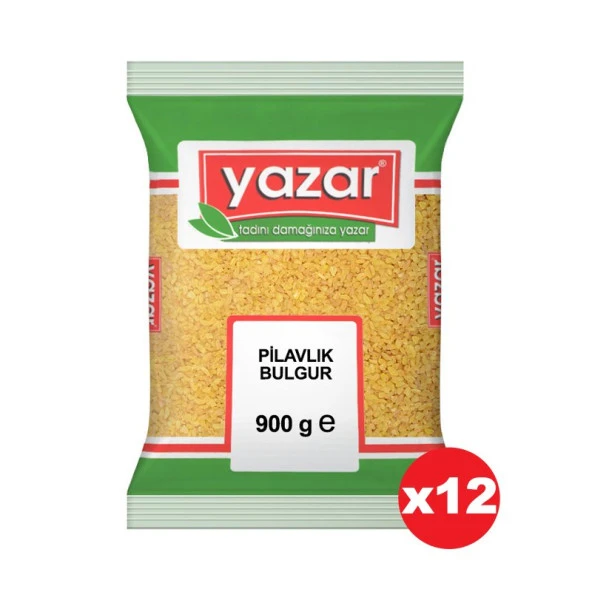 Yazar Pilavlık Bulgur 900 Gr. x 12 Adet ürün görseli 1