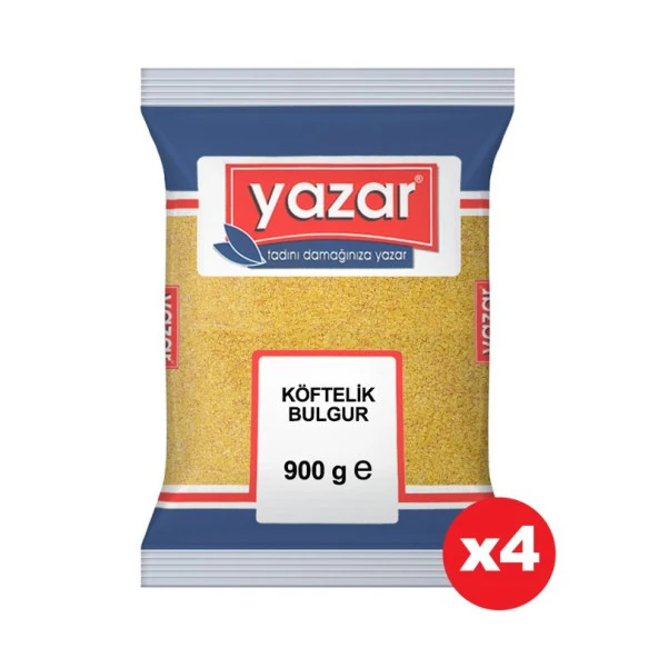 Yazar Köftelik Bulgur 900 Gr. x 4 Adet ürün görseli 1