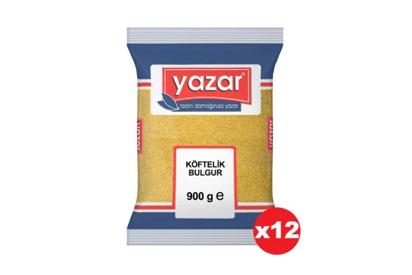 Yazar Köftelik Bulgur 900 Gr. x 12 Adet ürün görseli 1