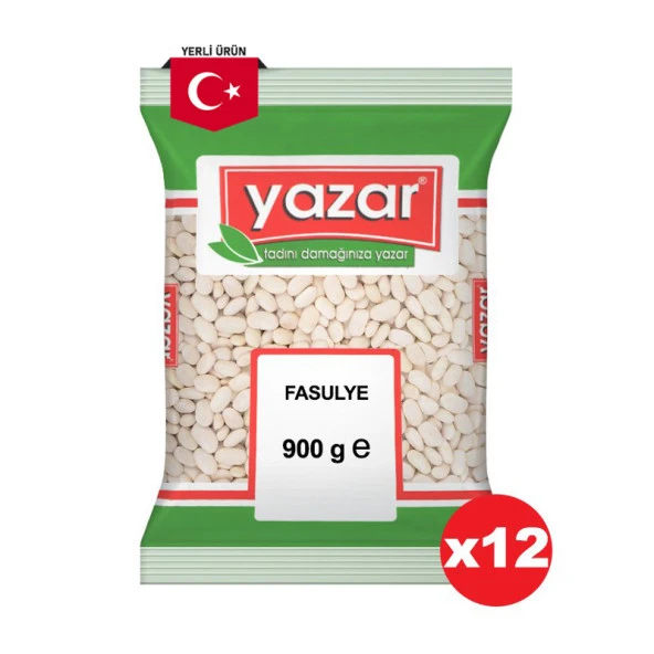 Yazar Kuru Fasulye 900 Gr. x 12 Paket ürün görseli 1
