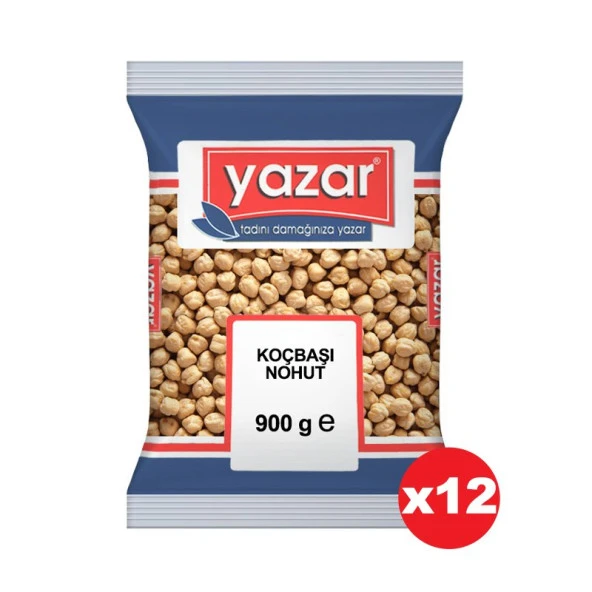 Yazar Koçbaşı Nohut 900 Gr. x 12 Adet ürün görseli 1