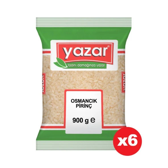 Yazar Osmancık Pirinç 900 Gr. x 6 Paket ürün görseli 1