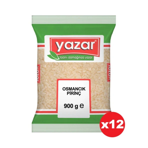 Yazar Osmancık Pirinç 900 Gr. x 12 Paket ürün görseli 1