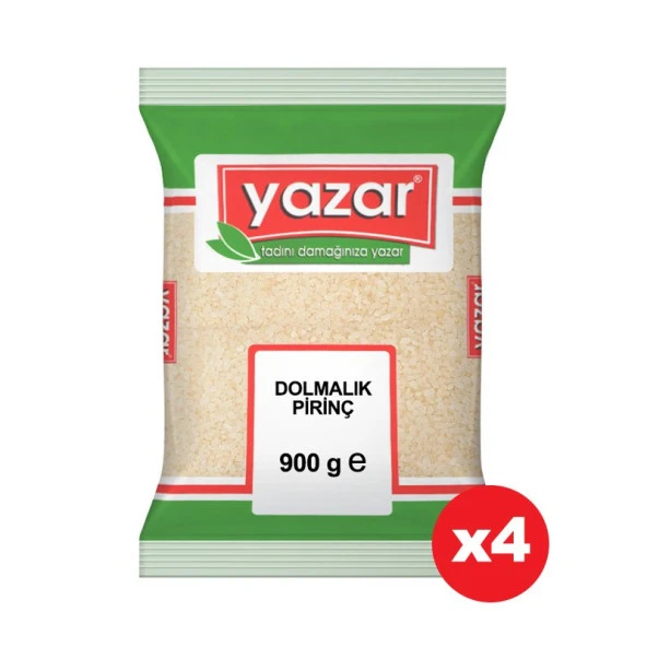 Yazar Dolmalık Kırık Pirinç 900 Gr. x 4 Adet ürün görseli 1