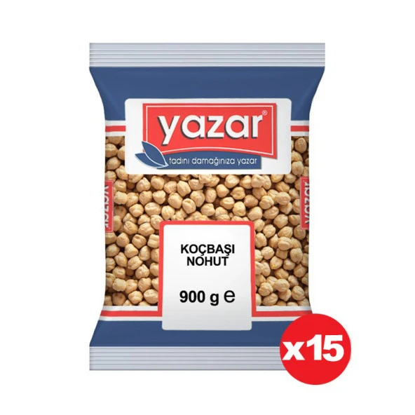 Yazar Koçbaşı Nohut 900 Gr. x 15 Adet ürün görseli 1