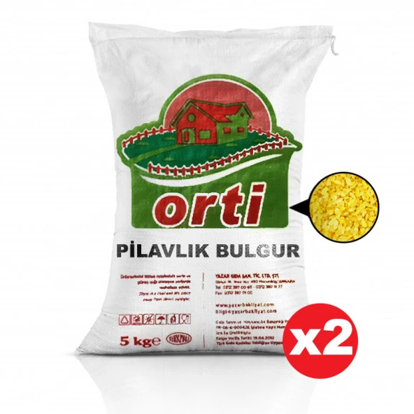 Orti Pilavlık Bulgur 5 Kg x 2 Adet ürün görseli 1