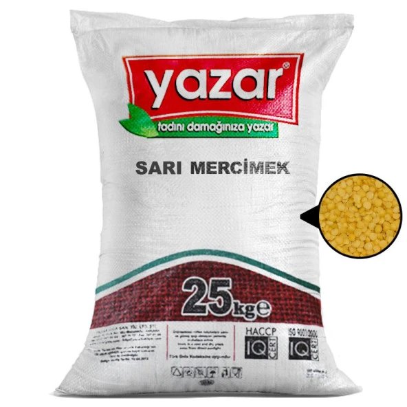 Yazar Sarı Mercimek 25 Kg. ürün görseli 1