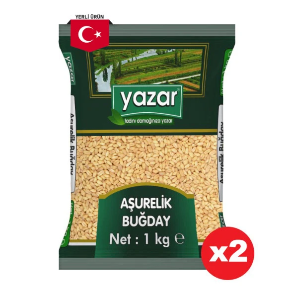 Yazar Aşurelik Buğday 1 Kg. x 2 Paket ürün görseli 1