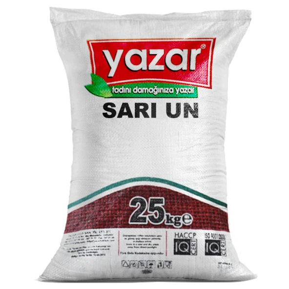 Yazar Taş Değirmende Öğütülmüş Sarı Un 25 Kg ürün görseli 1