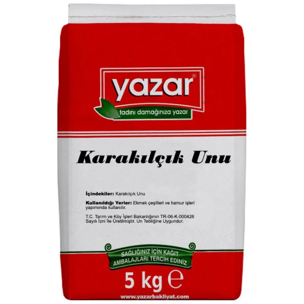Yazar Taş Değirmende Öğütülmüş Karakılçık Unu 5 Kg ürün görseli 1