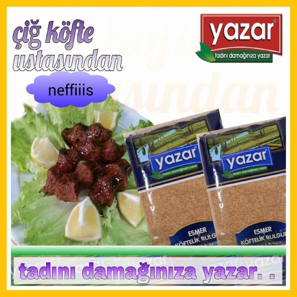Yazar Köftelık Bulgur 1Kg - Resim 2