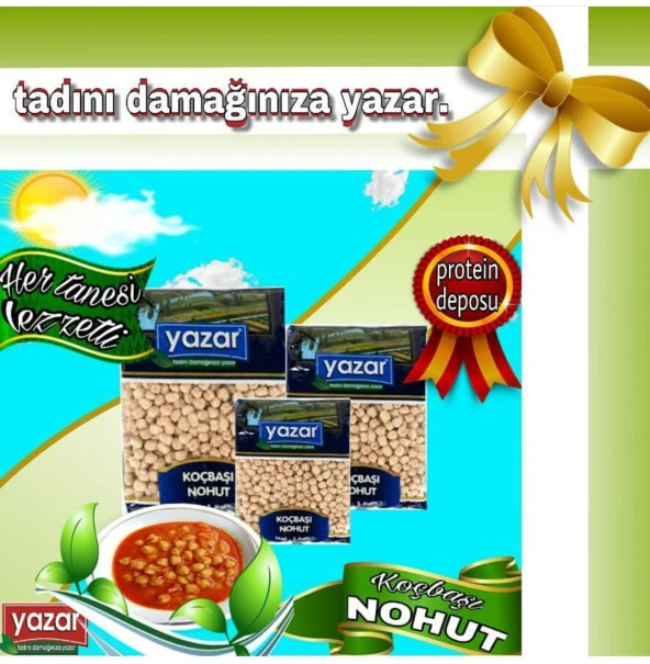 Yazar Koşbaşı Nohut 9ml 1Kg ürün görseli 1