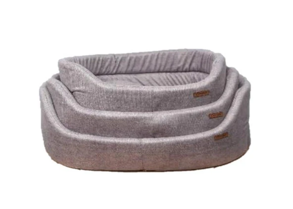 Chester Elips Yıkanabilir Yatak 58-45cm Large Bej ürün görseli 1
