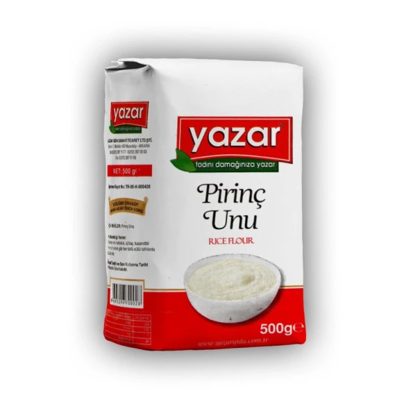 Yazar Sade Pirinç Unu 500Gr ürün görseli 1