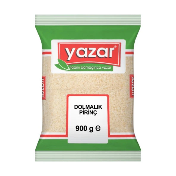 Yazar Dolmalık Sütlaçlık  Pirinç 900Gr ürün görseli 1