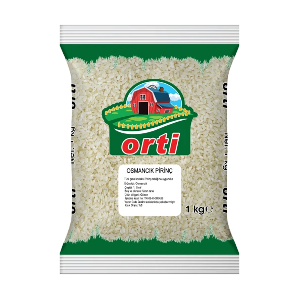 Orti Osmancık Pirinç 1Kg ürün görseli 1