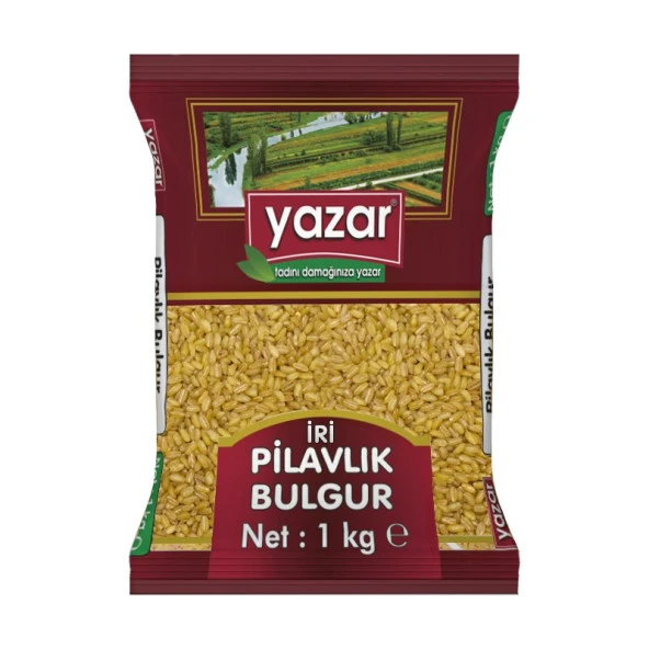 Yazar İri Taneli Pilavlık Bulgur 1 Kg x 2 Paket ürün görseli 1