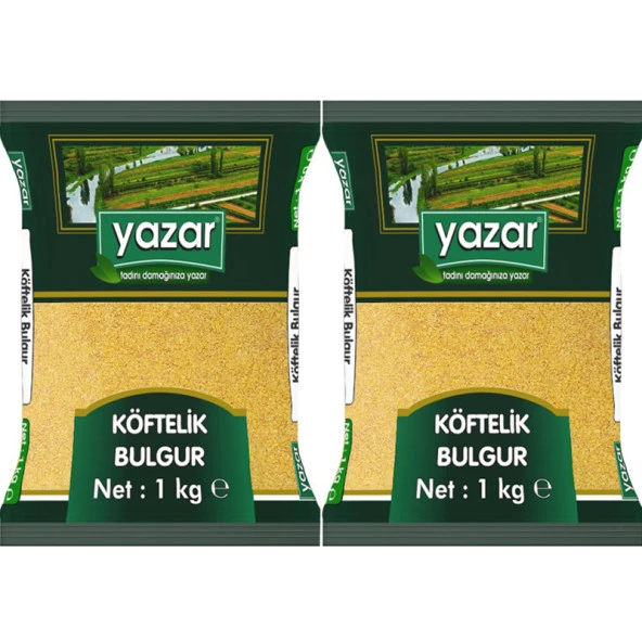 Yazar Köftelik Bulgur 1 Kg x 2 Paket ürün görseli 1
