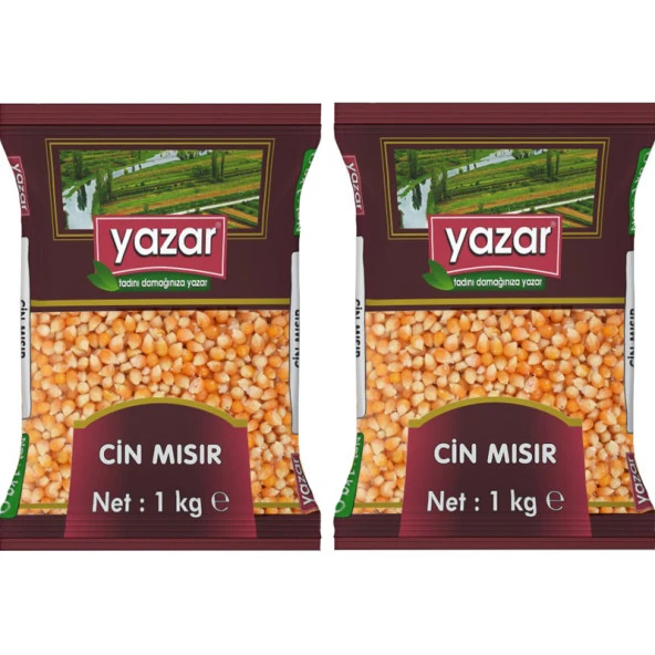 Yazar Patlatmalık Cin Mısır 1 Kg x 2 Paket ürün görseli 1