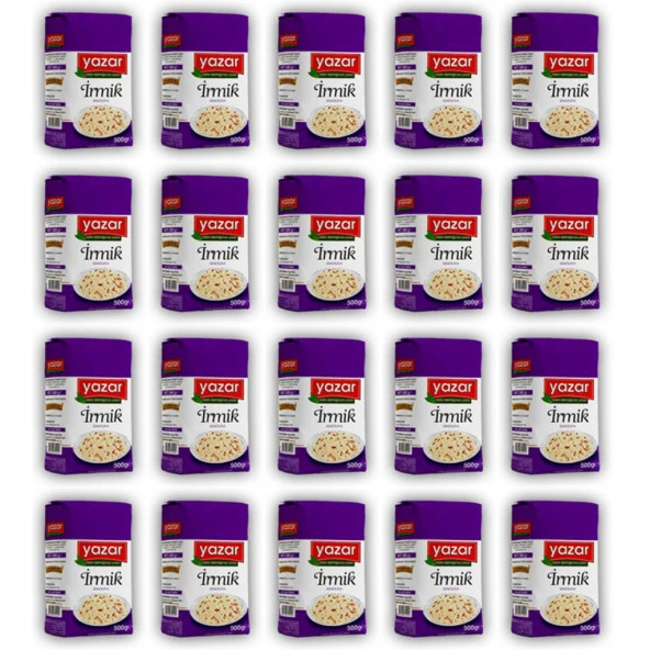 Yazar İrmik 500 Gr x 20 Paket ürün görseli 1