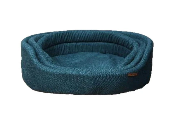 Chester Elips Yıkanabilir Yatak 49-35cm Small Yeşil ürün görseli 1