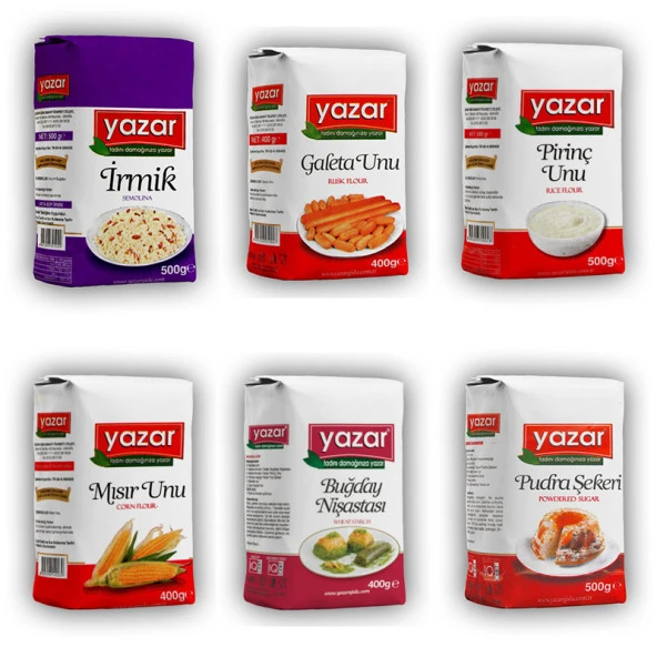 Yazar 500Gr x 6 Adet Karma Avantajlı Ürün Paketi  3Kg-104 ürün görseli 1
