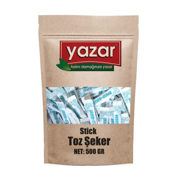 Yazar Stick Şeker 500 gr x 3 Paket ürün görseli 1