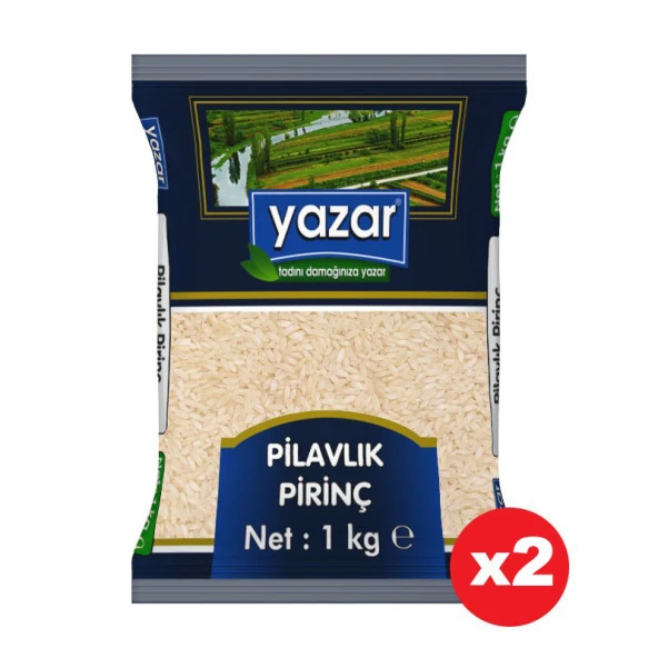 Yazar Pilavlık Ucuz Pirinç 1 Kg x 2 Paket ürün görseli 1