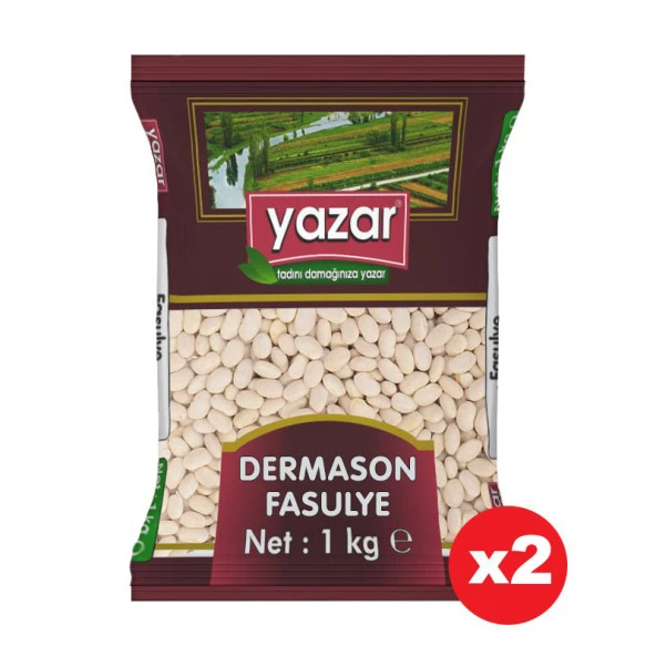 Yazar Dermason Fasulye 1Kg x 2 Paket ürün görseli 1