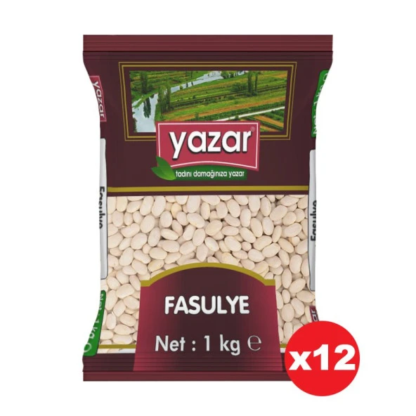 Yazar Kuru Fasulye 1 Kg x 12 Paket ürün görseli 1