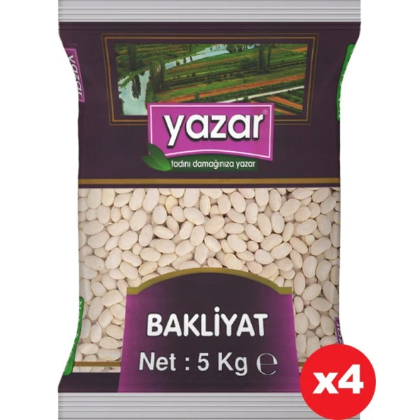 Yazar Kuru Fasulye 5 Kg x 4 Paket ürün görseli 1
