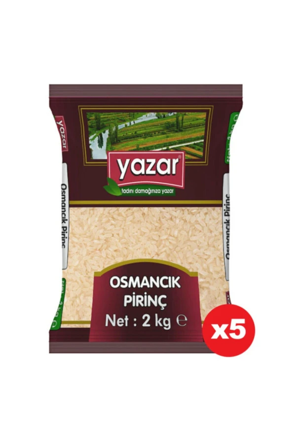Yazar Osmancık Pirinç 2 Kg x 5 Paket ürün görseli 1