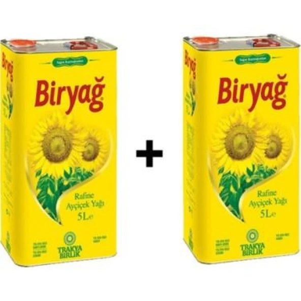 Biryağ Ayçiçek yağı 5Kg x 2 Tnk ürün görseli 1
