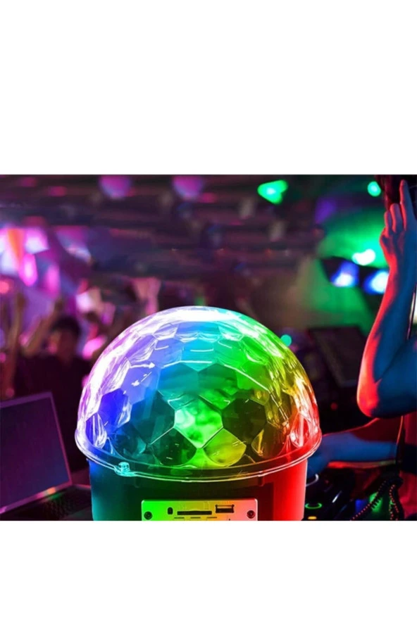 Kumandalı Disko Topu Bluetooth Hoparlör - Resim 3