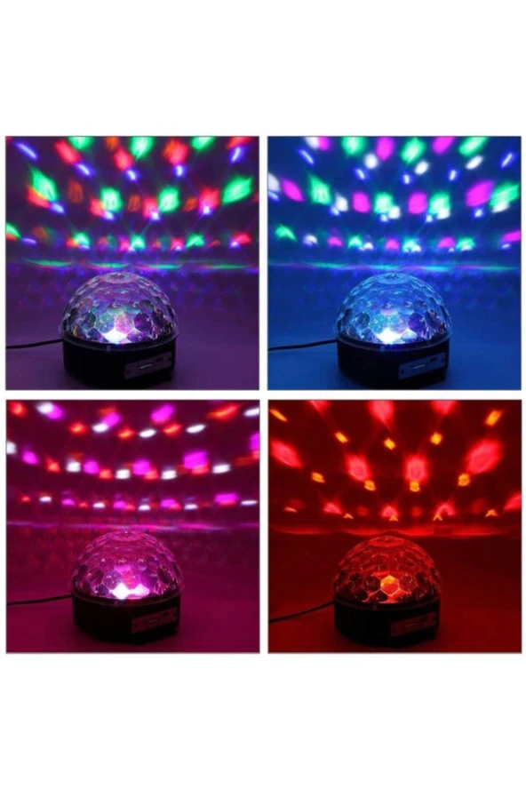 Kumandalı Disko Topu Bluetooth Hoparlör - Resim 4