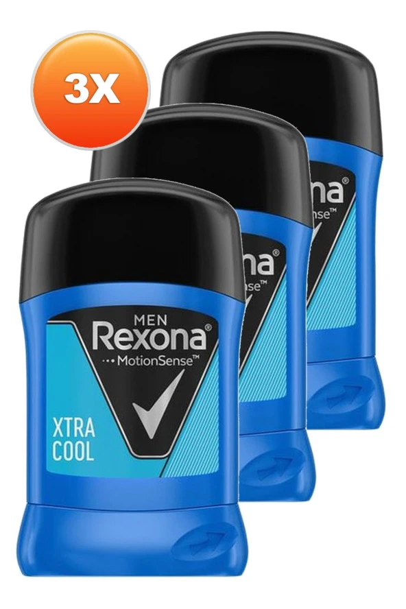 Rexona Men Extra Cool Stick Deo 40 ml 3 Adet ürün görseli 1