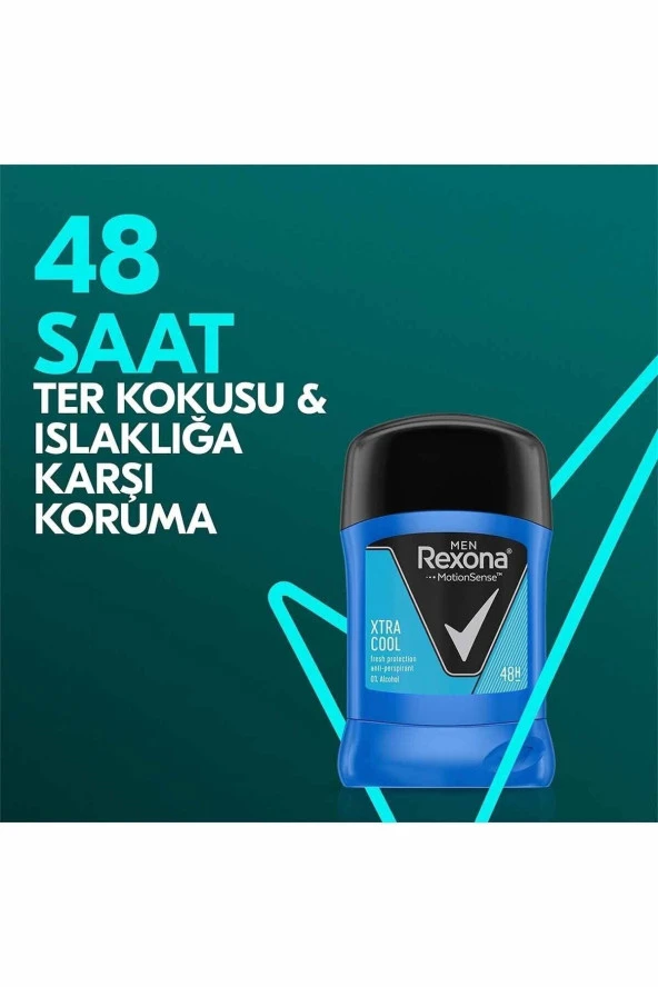 Rexona Men Xtra Cool Stick Deo 40 gr 2 Adet - Resim 2