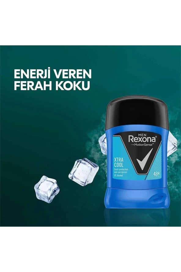 Rexona Men Xtra Cool Stick Deo 40 gr 2 Adet - Resim 4