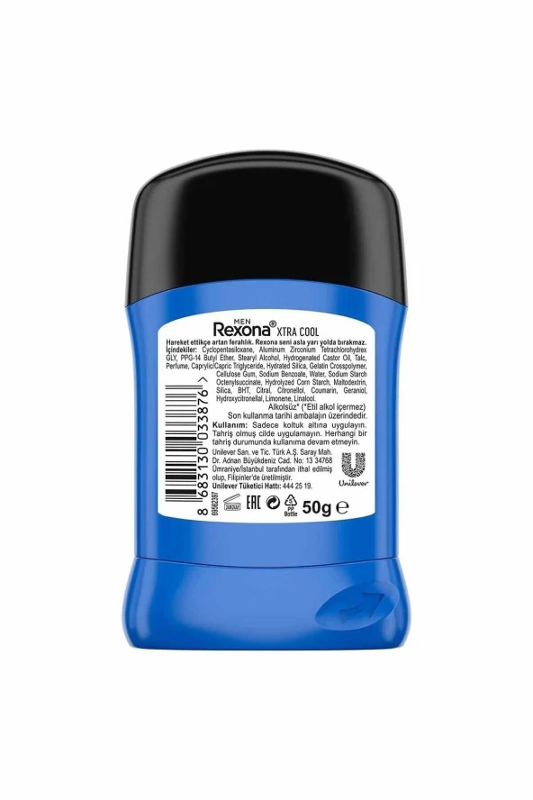 Rexona Men Xtra Cool Stick Deo 40 gr 2 Adet - Resim 5