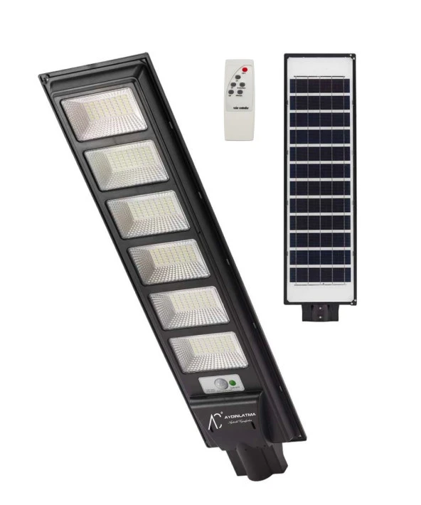 300W Solar Sokak Aydınlatması 6500K (Beyaz Işık) ürün görseli 1