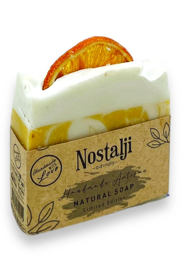 Nostalji Adında (%100 El Yapımı) Portakal Yağlı Hamam Banyo Sabunu 110gr ürün görseli 1