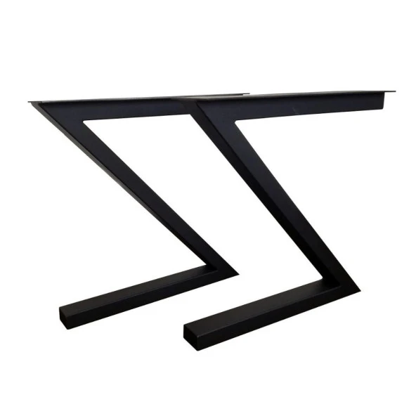Yemek Masası Metal Ayak Profil Masa Ayağı Z Tasarım Masa Ayağı ürün görseli 1