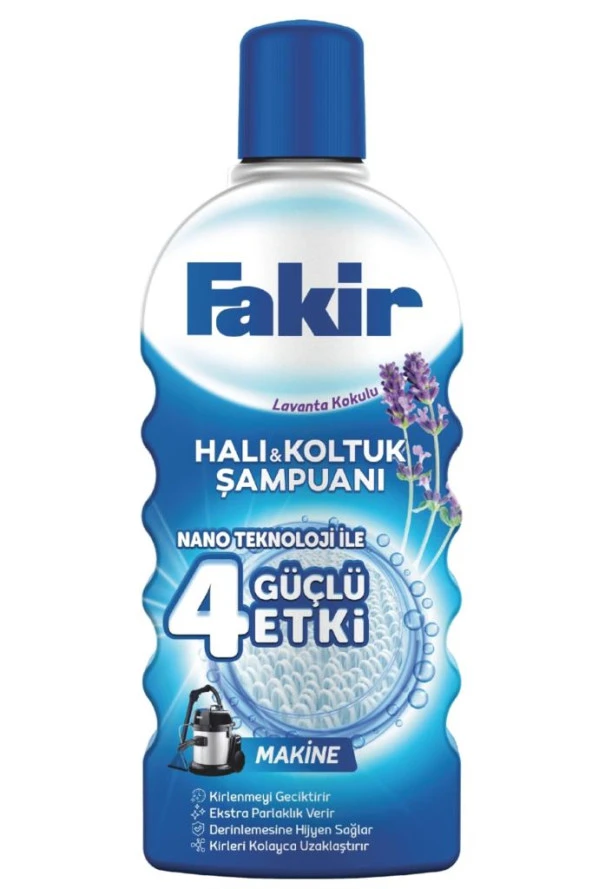 Fakir Nano Teknolojili Lavanta Elde Halı ve Koltuk Şampuanı 1 lt ürün görseli 1