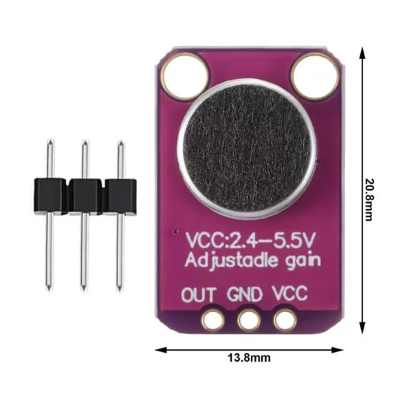 PTTAVM: MAX4466 Amplikatörlü Analog Elektet Mikrofon Sensör