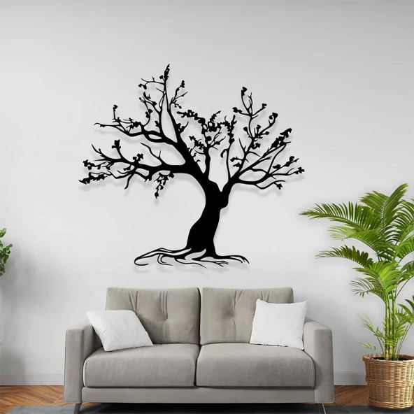 Duvar Panoları Hayat Ağacı Motifi Lazer Kesim Tablo ürün görseli 1