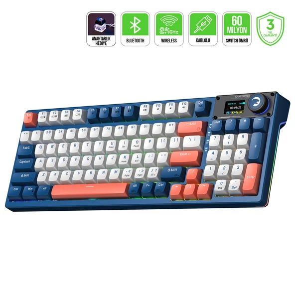 PTTAVM: GamePower Gasket Elite RGB Wireless/Bluetooth/Kablolu