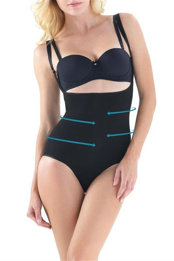 Dode Flora FormF 990 Kadın Beden Küçülten Dikişsiz Göğüs Altı Slip Boy Korse ürün görseli 1