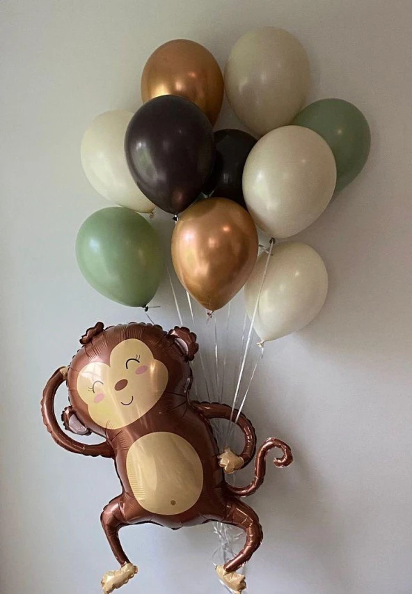Maymun Folyo Balon Seti ürün görseli 1
