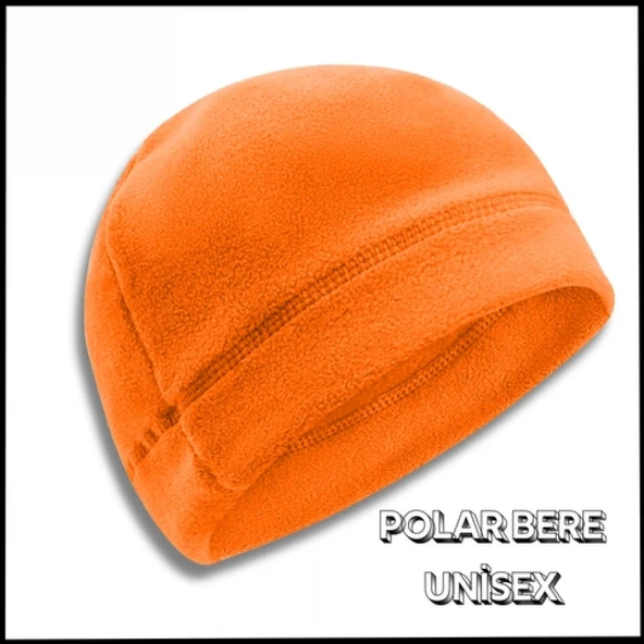 Uyguna-Yakala Turuncu Polar Bere-KA.033 ürün görseli 1