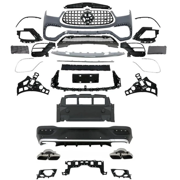 AUTOGP Mercedes c167 gle63 coupe body kit tampon seti 2021+ ürün görseli 1